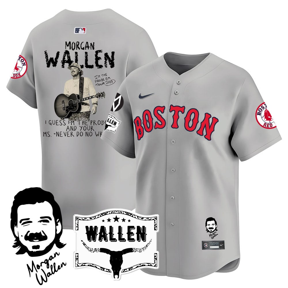 BOS Morgan Wallen 2025 Jersey - All Stitched