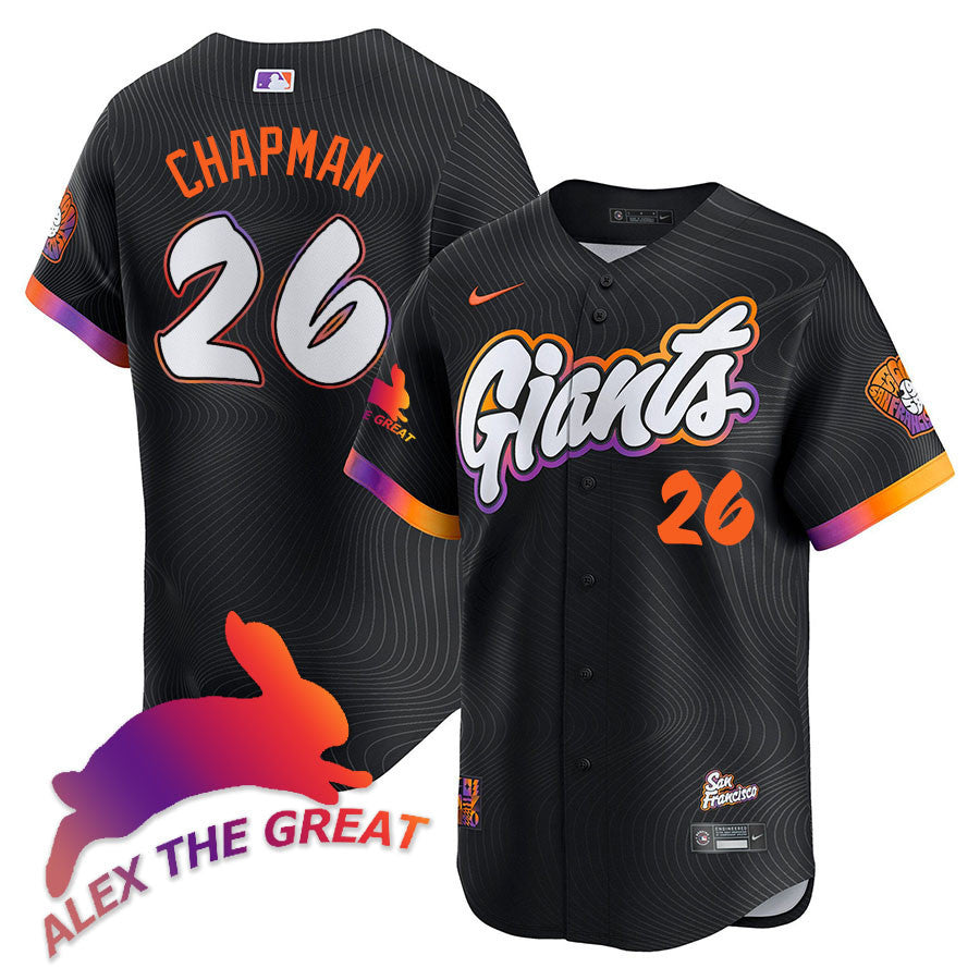 Custom San Francisco Giants "Alex the Great" Rabbit Memories 2025 Jersey - All Stitched
