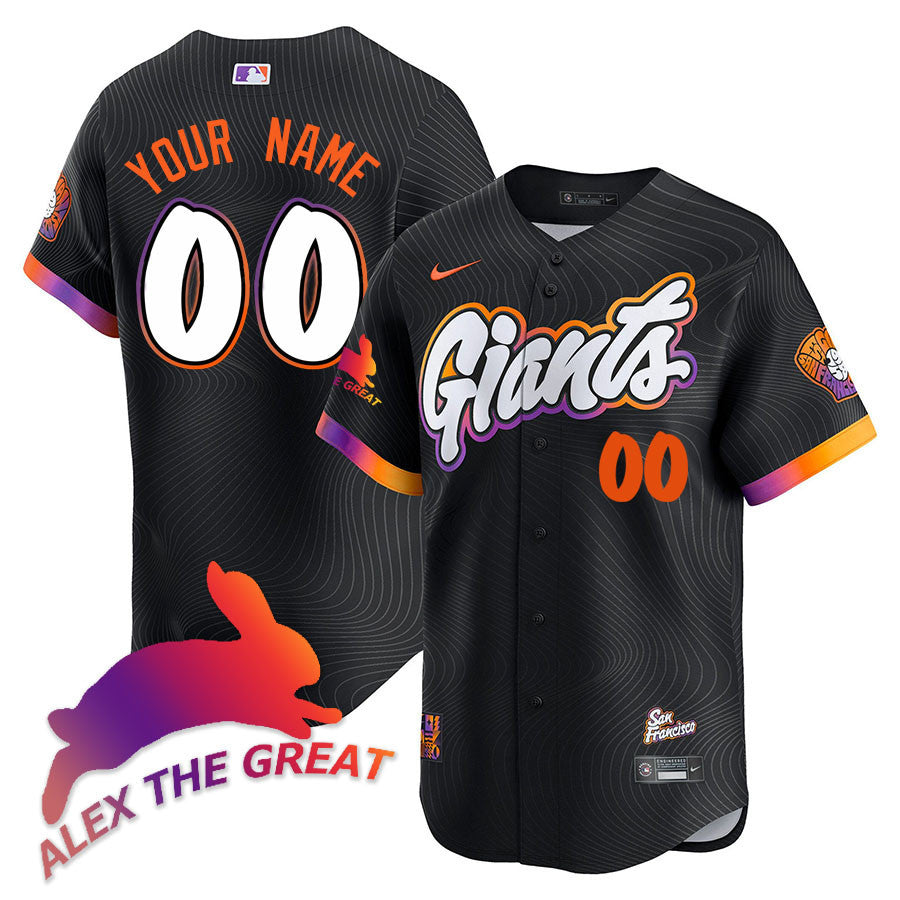 Men's San Francisco Giants "Alex the Great" Rabbit Memories 2025 Jersey - All Stitched