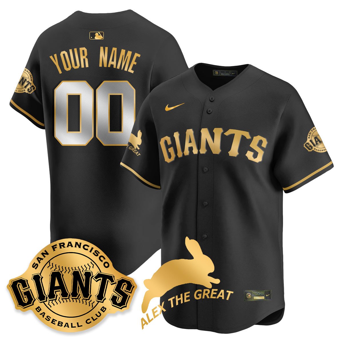 SF "Alex the Great" Rabbit Memories 2025 Jersey - All Stitched
