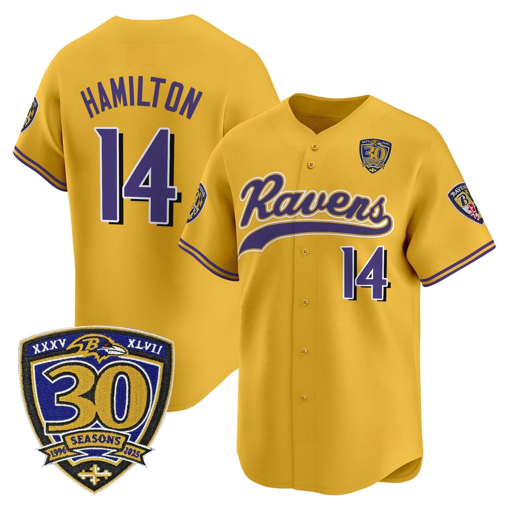 BAL 2025 Vapor Baseball Jersey - 30th Anniversary Patch - All Stitched