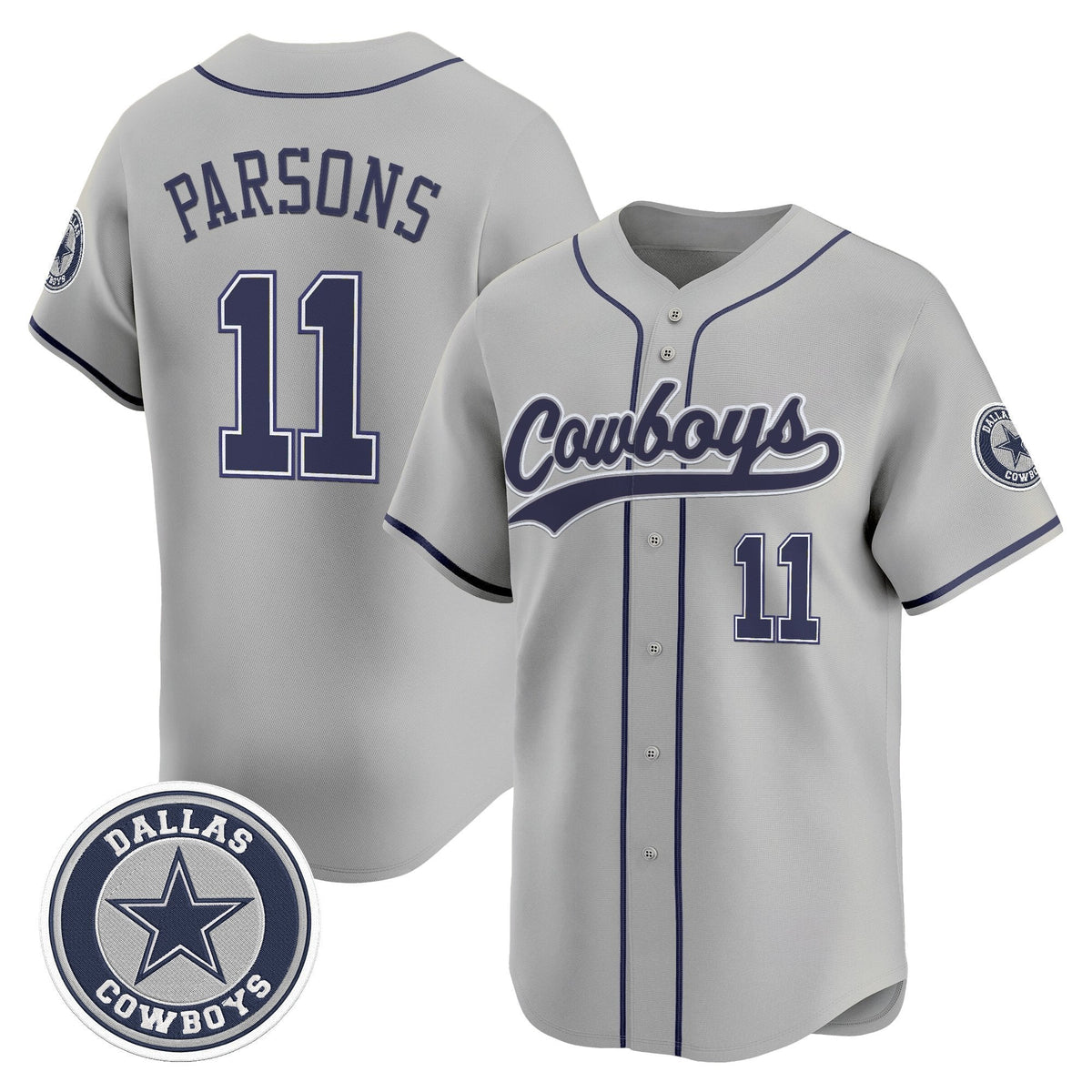 DAL Vapor Baseball Jersey - All Stitched