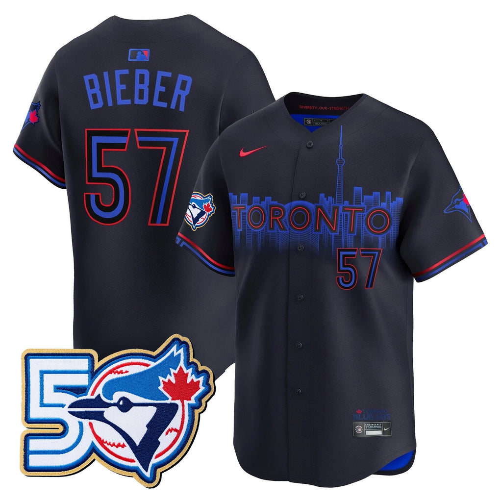 TOR 50 Seasons Patch Vapor Premier Limited Jersey - All Stitched