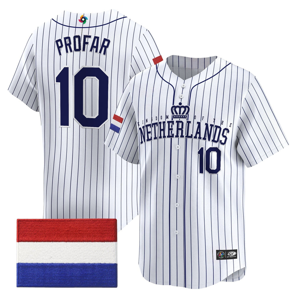 Team Netherlands 2026 World Baseball Classic Vapor Premier Jersey - All Stitched