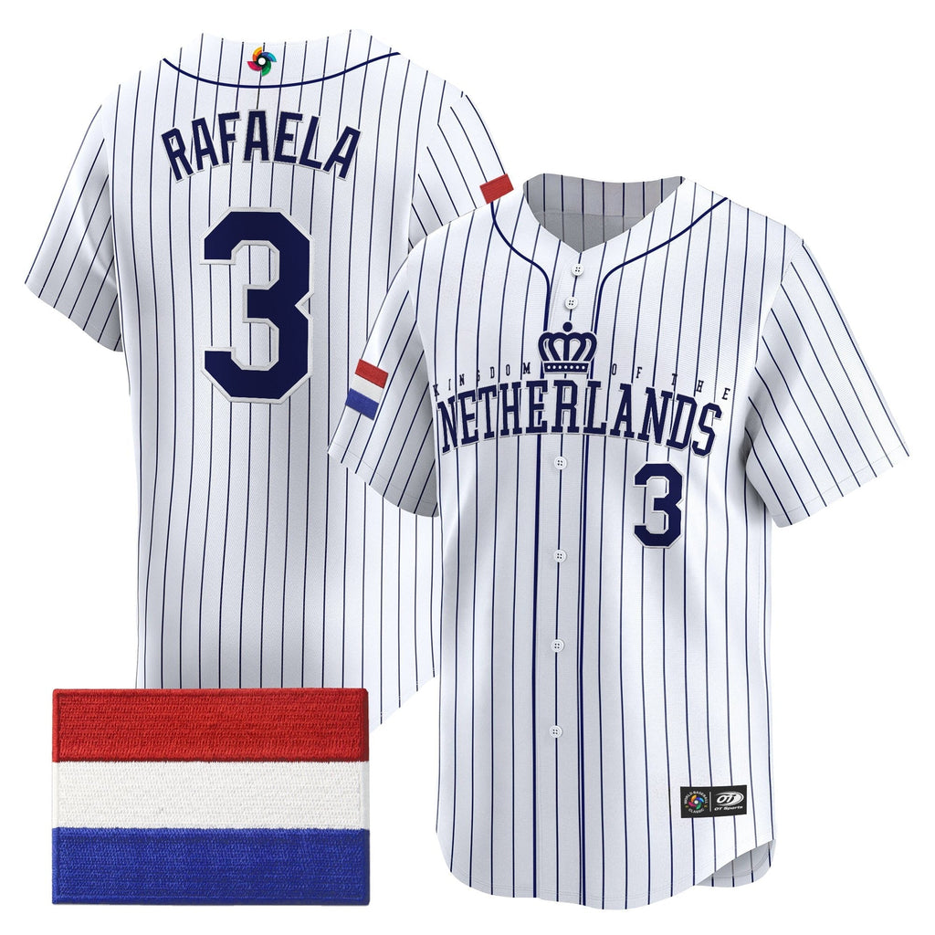 Team Netherlands 2026 World Baseball Classic Vapor Premier Jersey - All Stitched