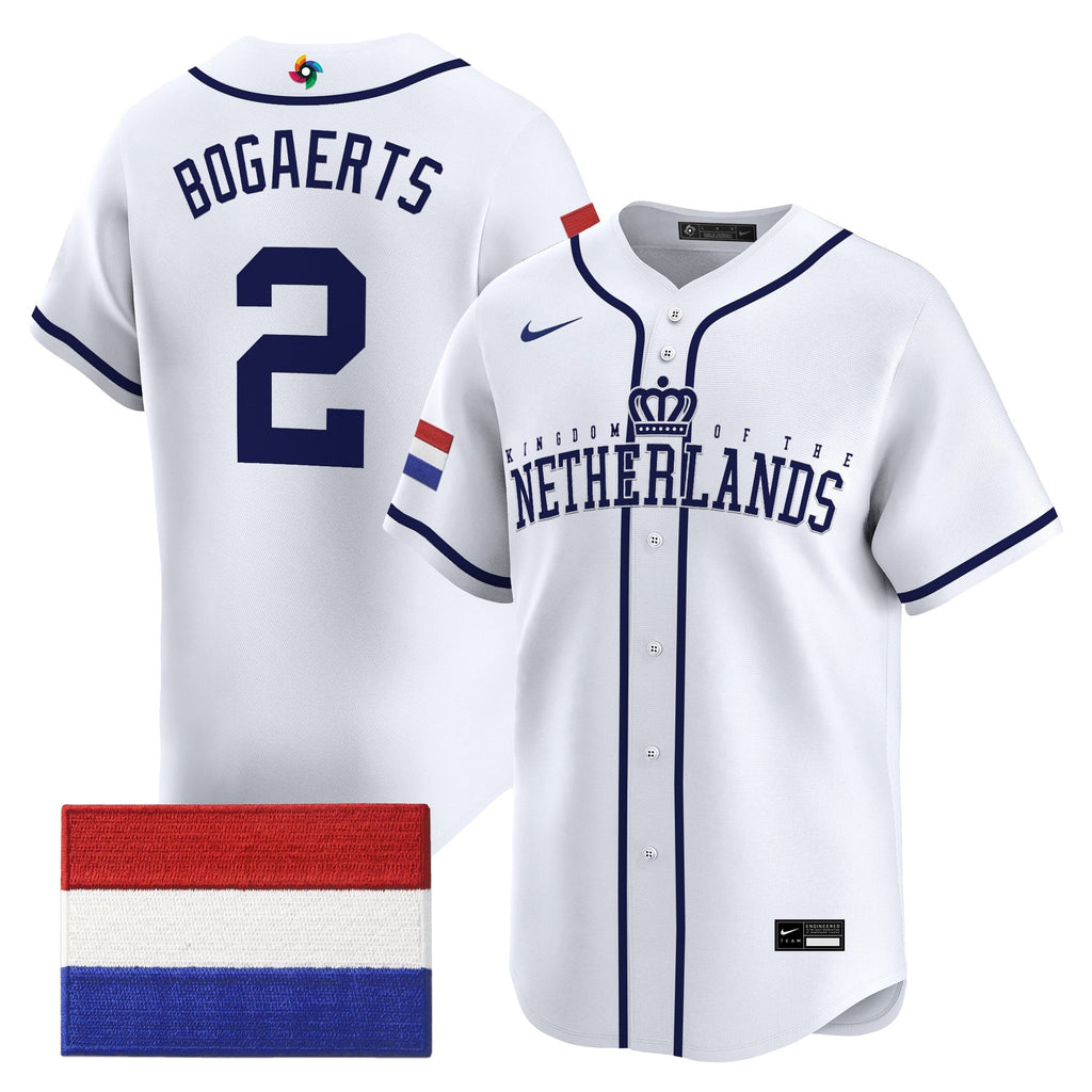 Team Netherlands 2026 World Baseball Classic Vapor Premier Jersey - All Stitched
