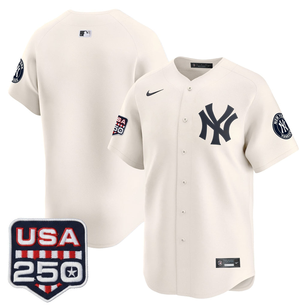 NYY 250America Patch Vapor Premier Limited Jersey - All Stitched