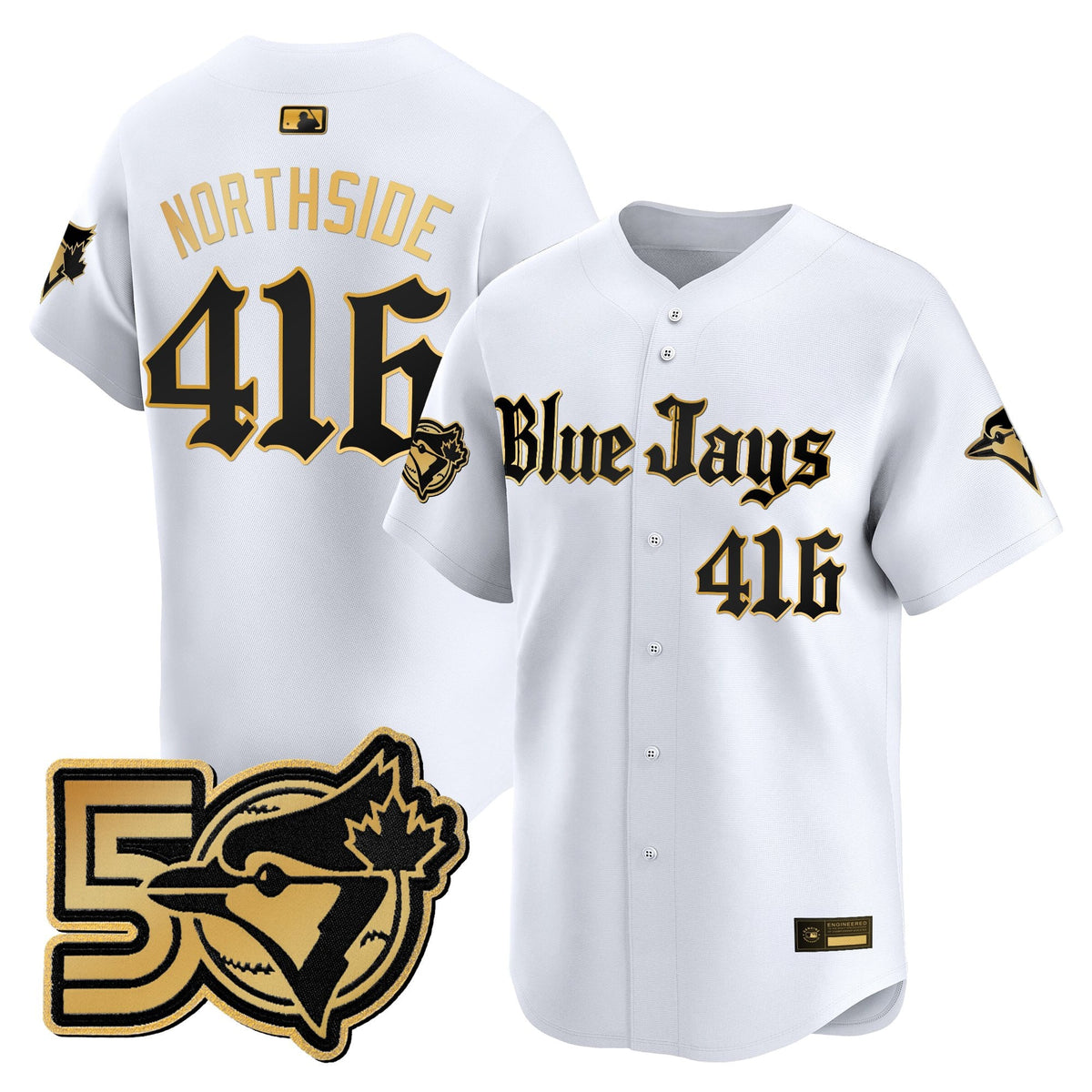 TOR 50 Seasons Patch Vapor Premier Limited Jersey - Gothic North Edition - All Stitched