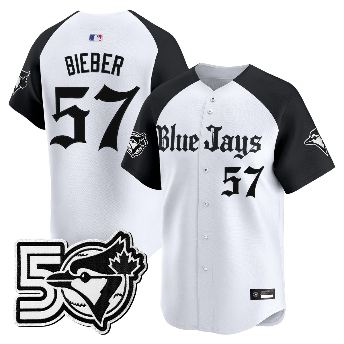 TOR 50 Seasons Patch Vapor Premier Limited Jersey - Gothic North Edition - All Stitched