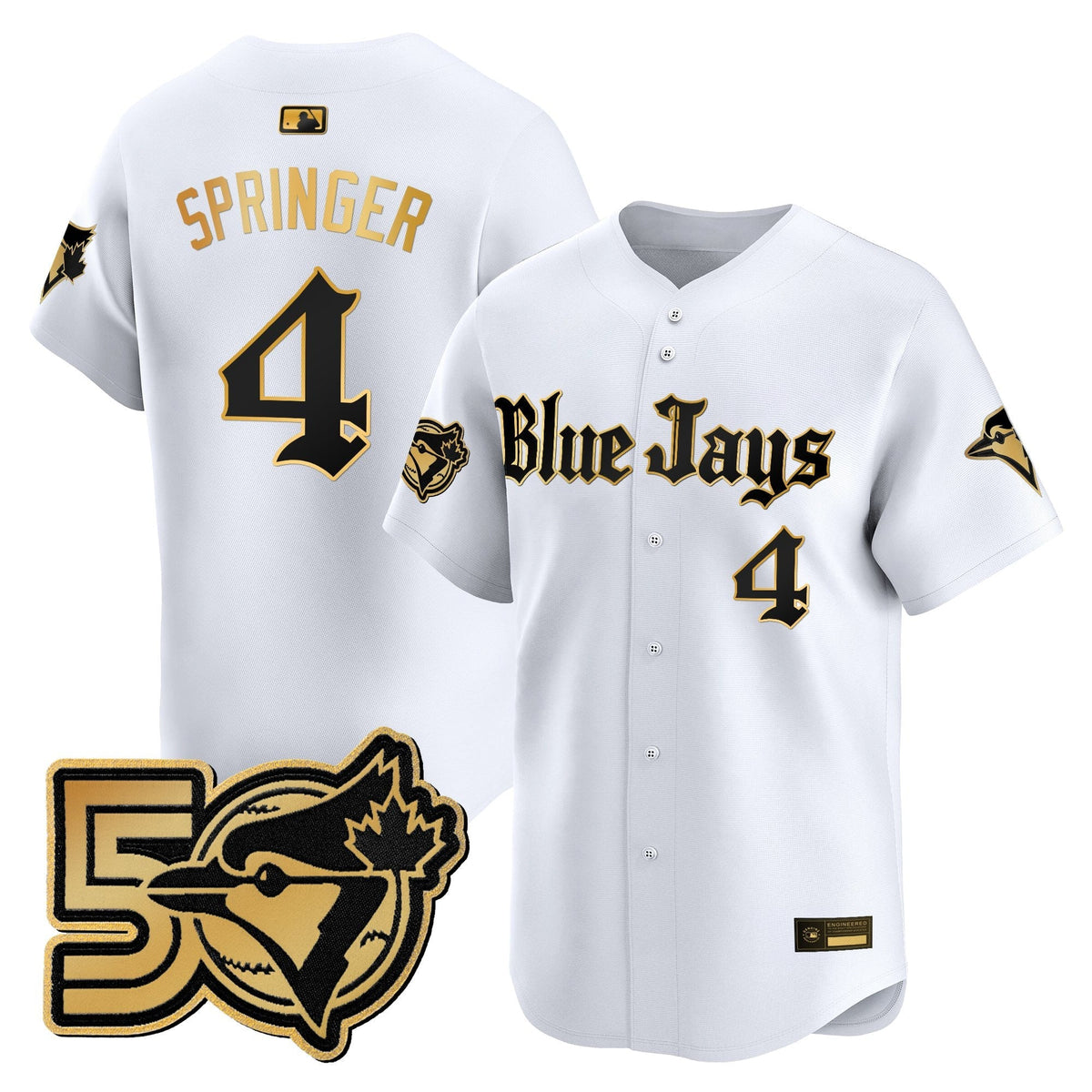 TOR 50 Seasons Patch Vapor Premier Limited Jersey - Gothic North Edition - All Stitched