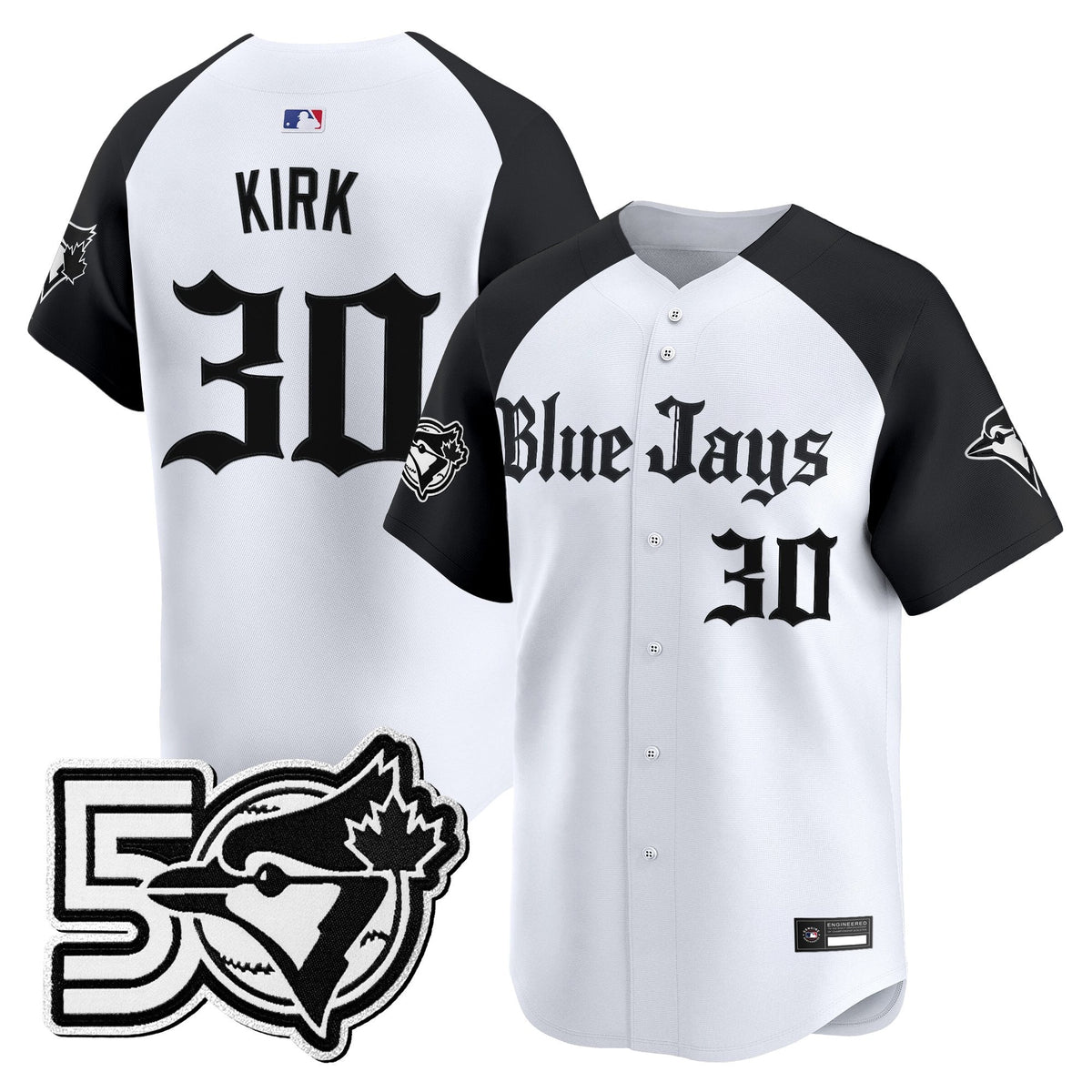 TOR 50 Seasons Patch Vapor Premier Limited Jersey - Gothic North Edition - All Stitched
