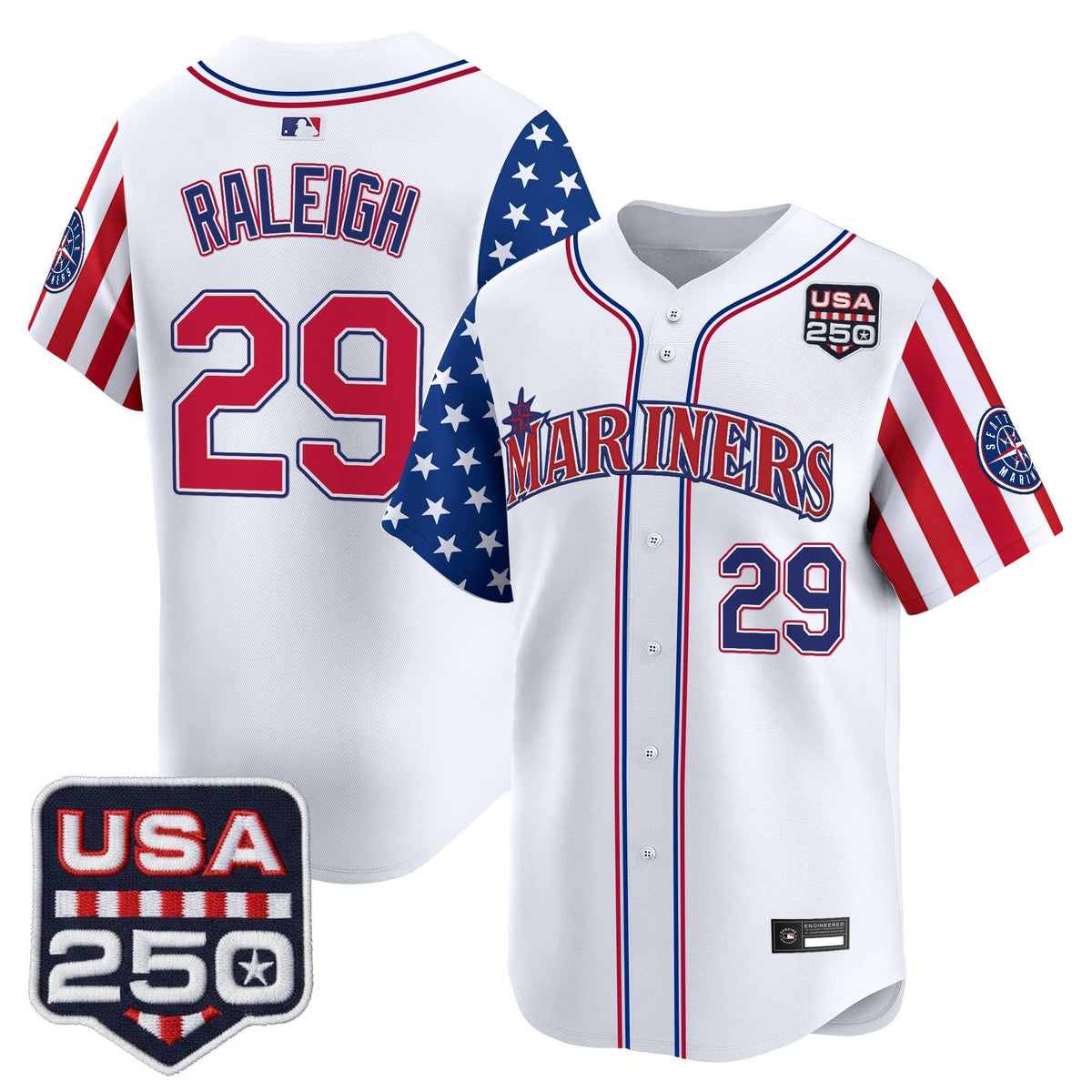 SEA "America250 Edition" Vapor Premier Limited Jersey - All Stitched