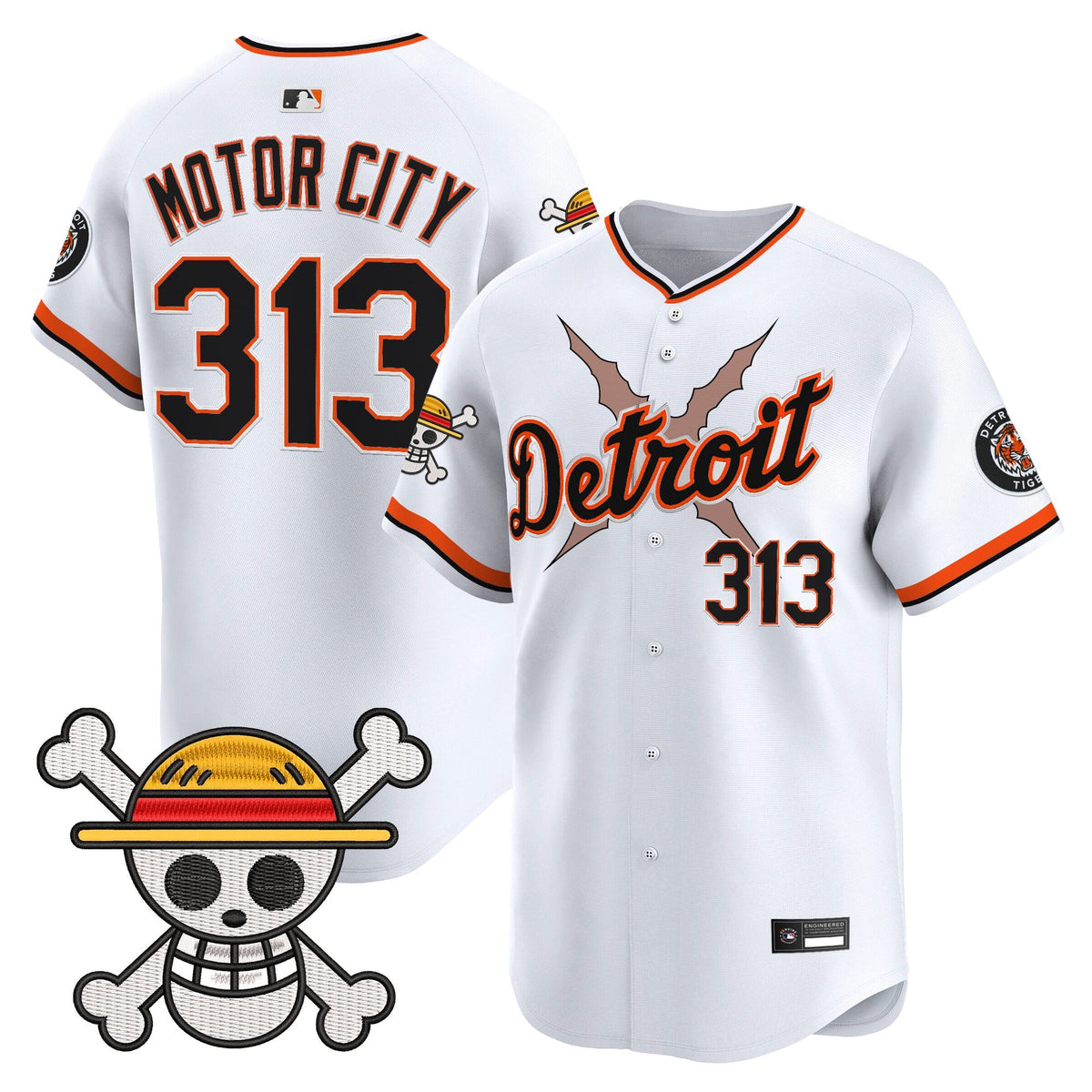 DET x  OP Vapor Premier Limited Jersey - Stitched