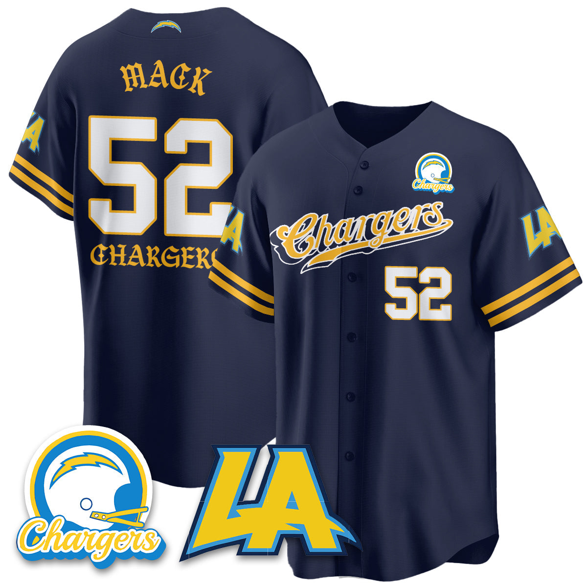 LVG Born x Raised Baseball Jersey - All Stitched