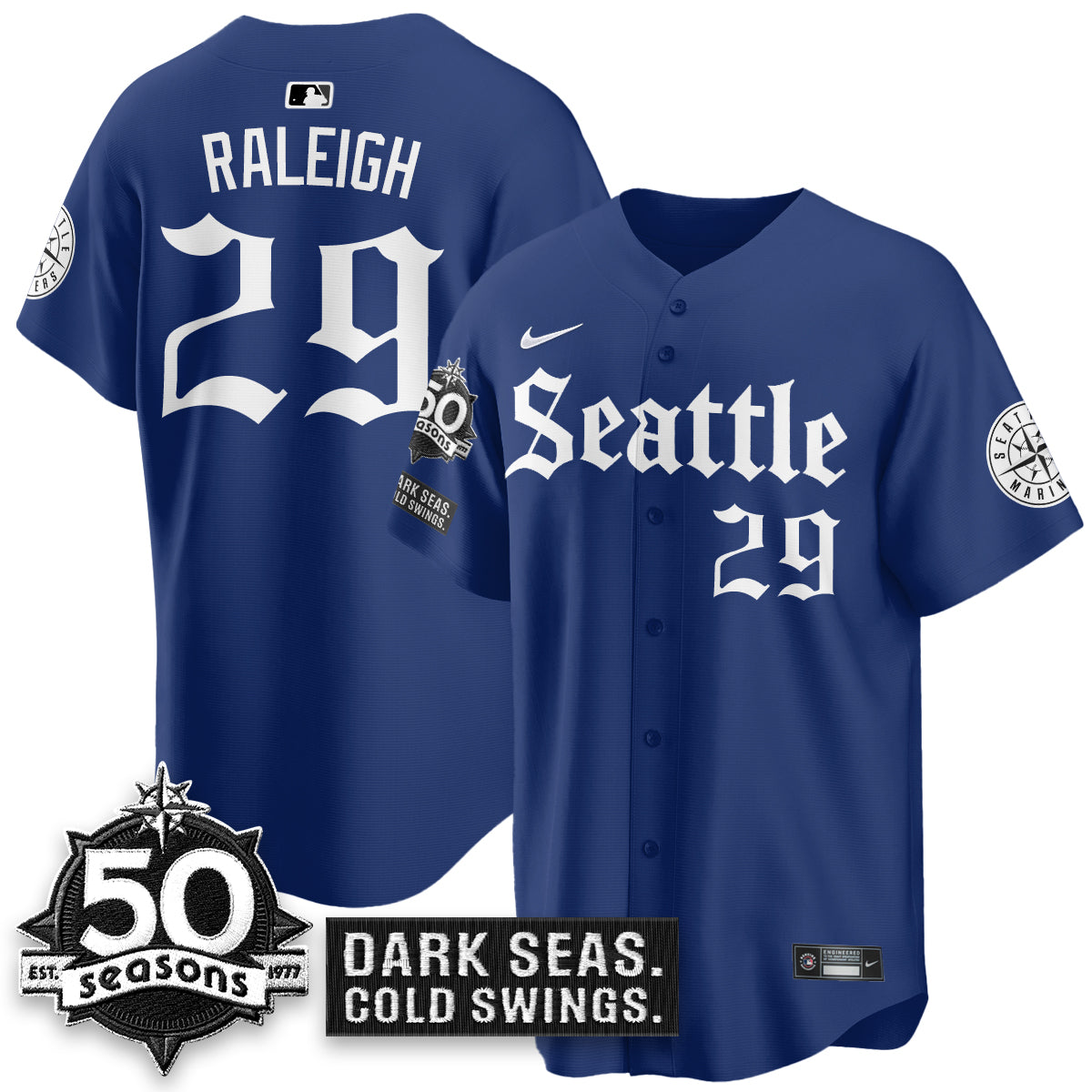 SEA 'Gothic Edition' Vapor Premier Limited Jersey - 50th Anniversary - All Stitched