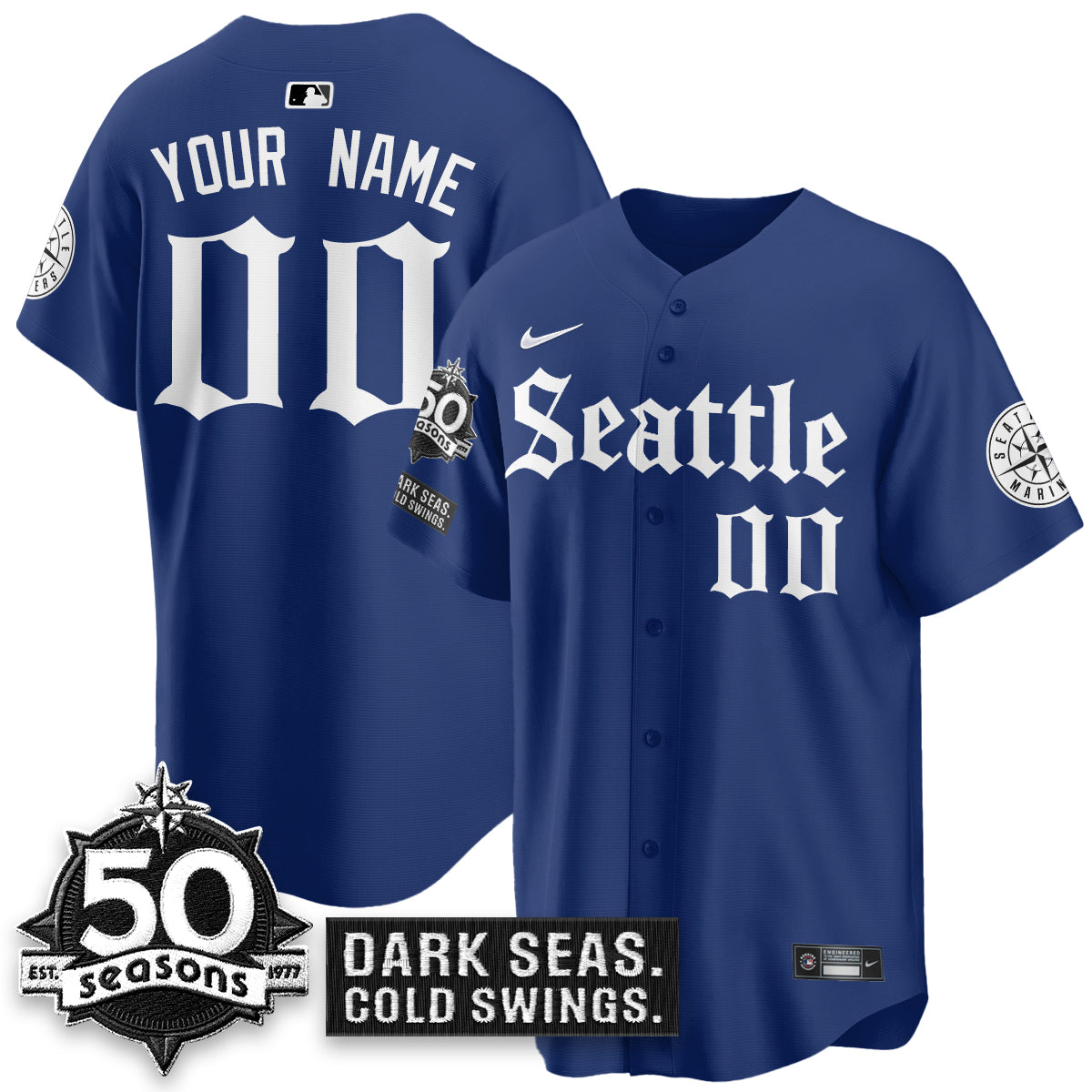 SEA 'Gothic Edition' Vapor Premier Limited Jersey - 50th Anniversary - All Stitched