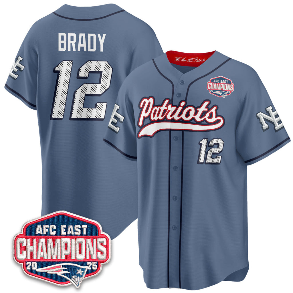 NE AFC East Division Champions Vapor Limited Baseball Men Jersey - All Stitched