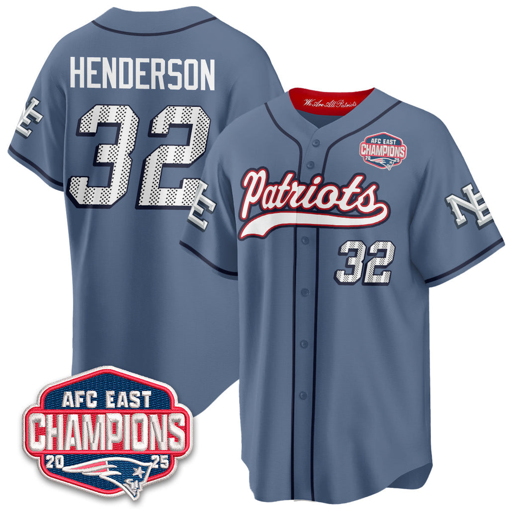 NE AFC East Division Champions Vapor Limited Baseball Men Jersey - All Stitched