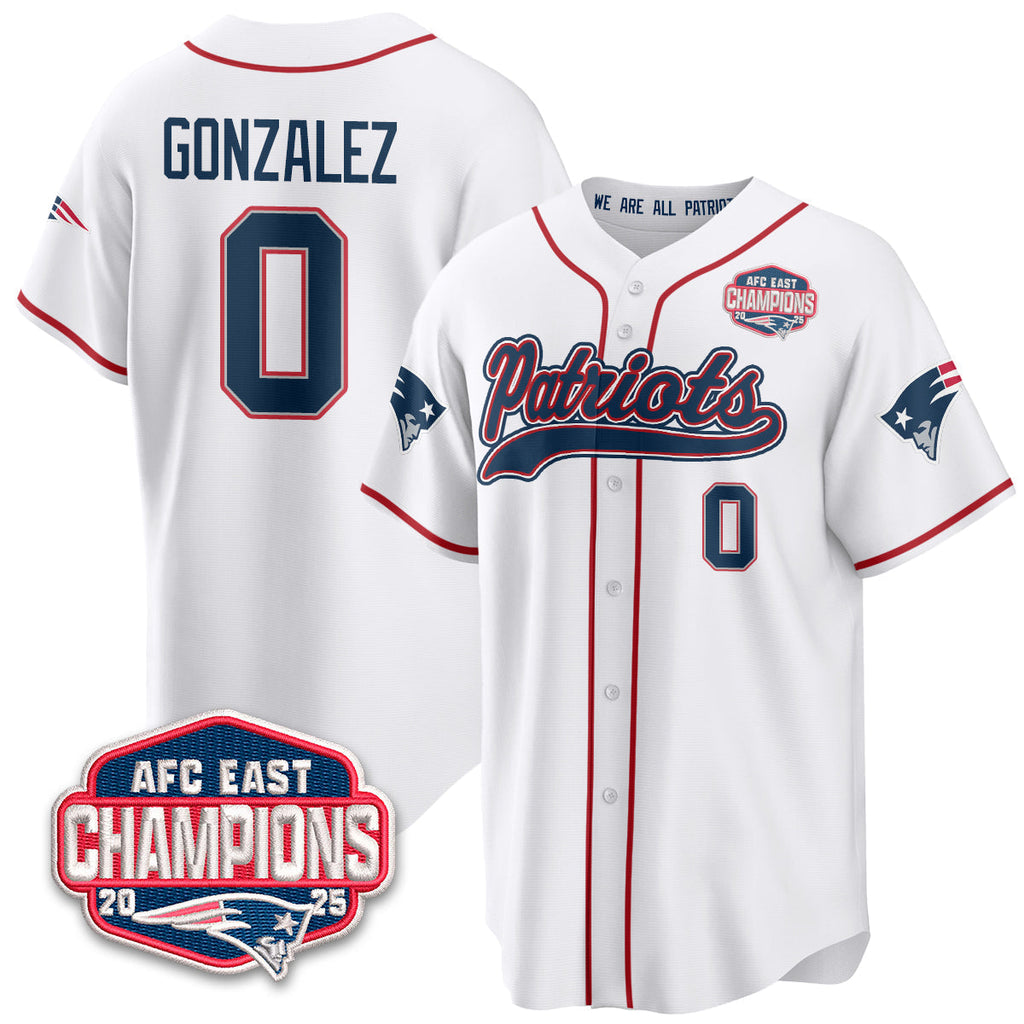 NE AFC East Division Champions Vapor Limited Baseball Men Jersey - All Stitched