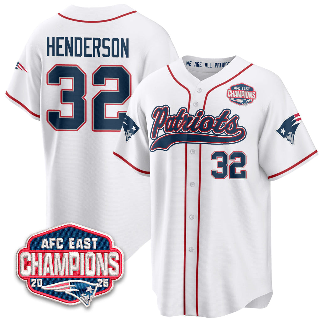 NE AFC East Division Champions Vapor Limited Baseball Men Jersey - All Stitched