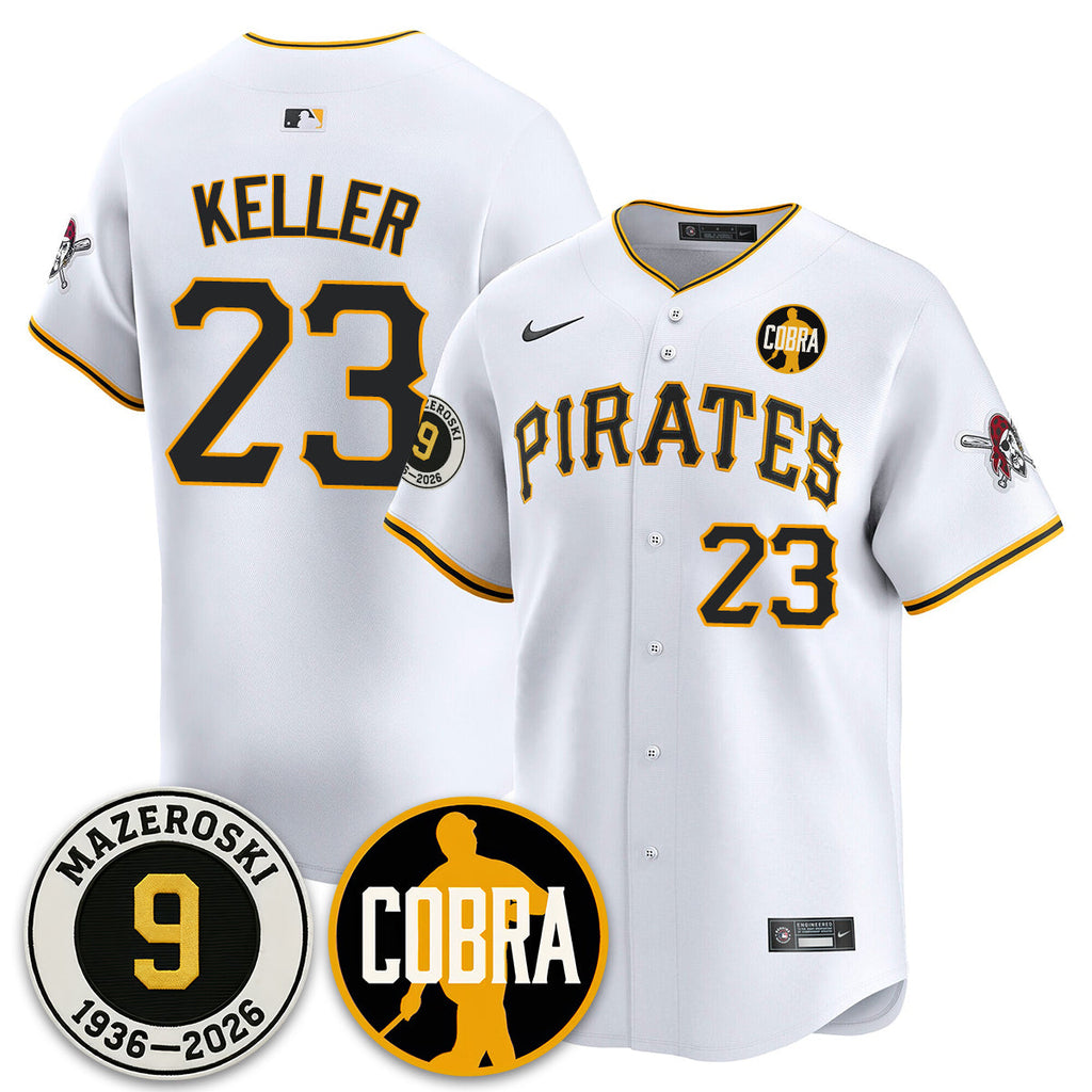 PIT Memories Vapor Limited Men Jersey - Bill Mazeroski Patch - All Stitched