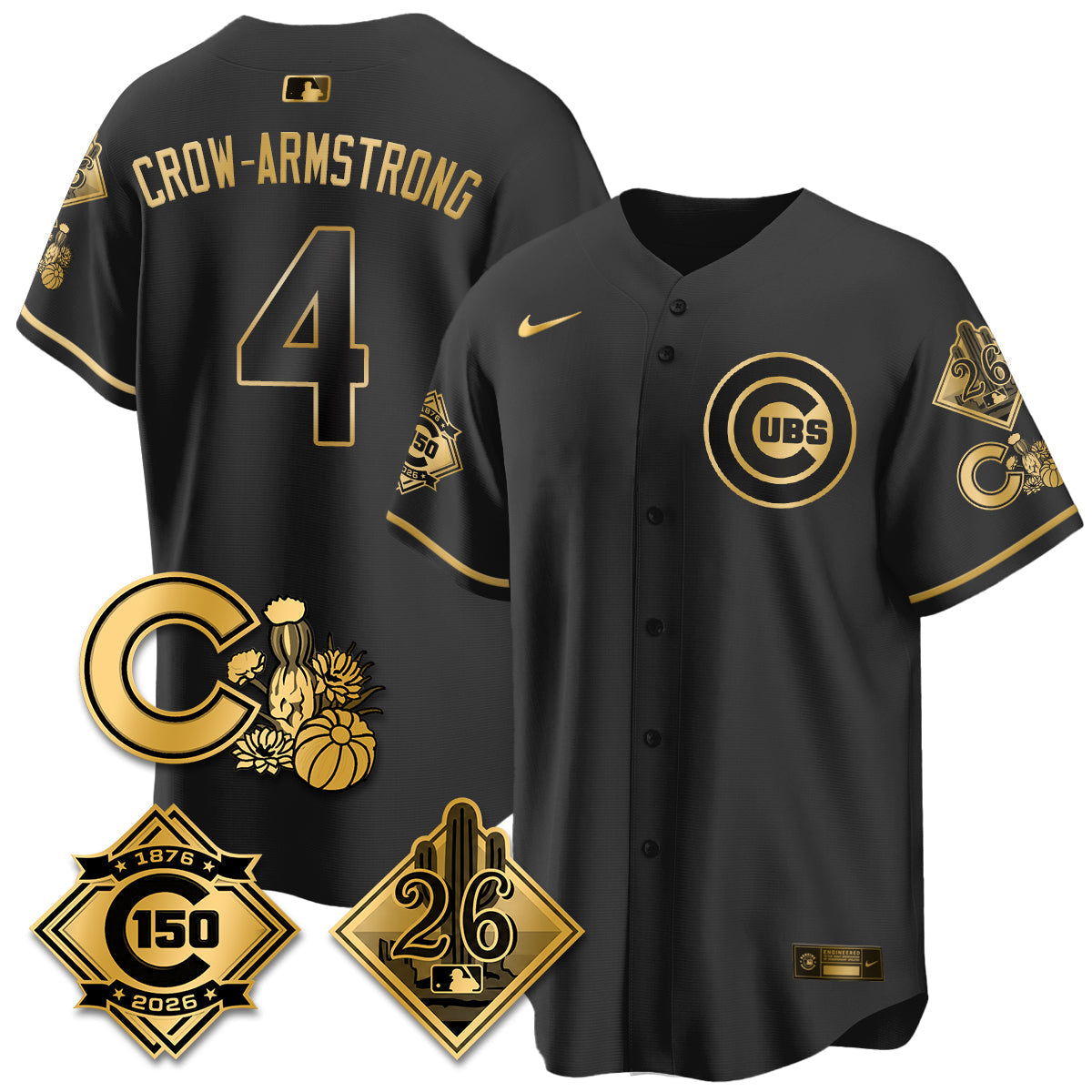 CHC 2026 Spring Training Vapor Limited Jersey - 150th Anniversary Patch - All Stitched