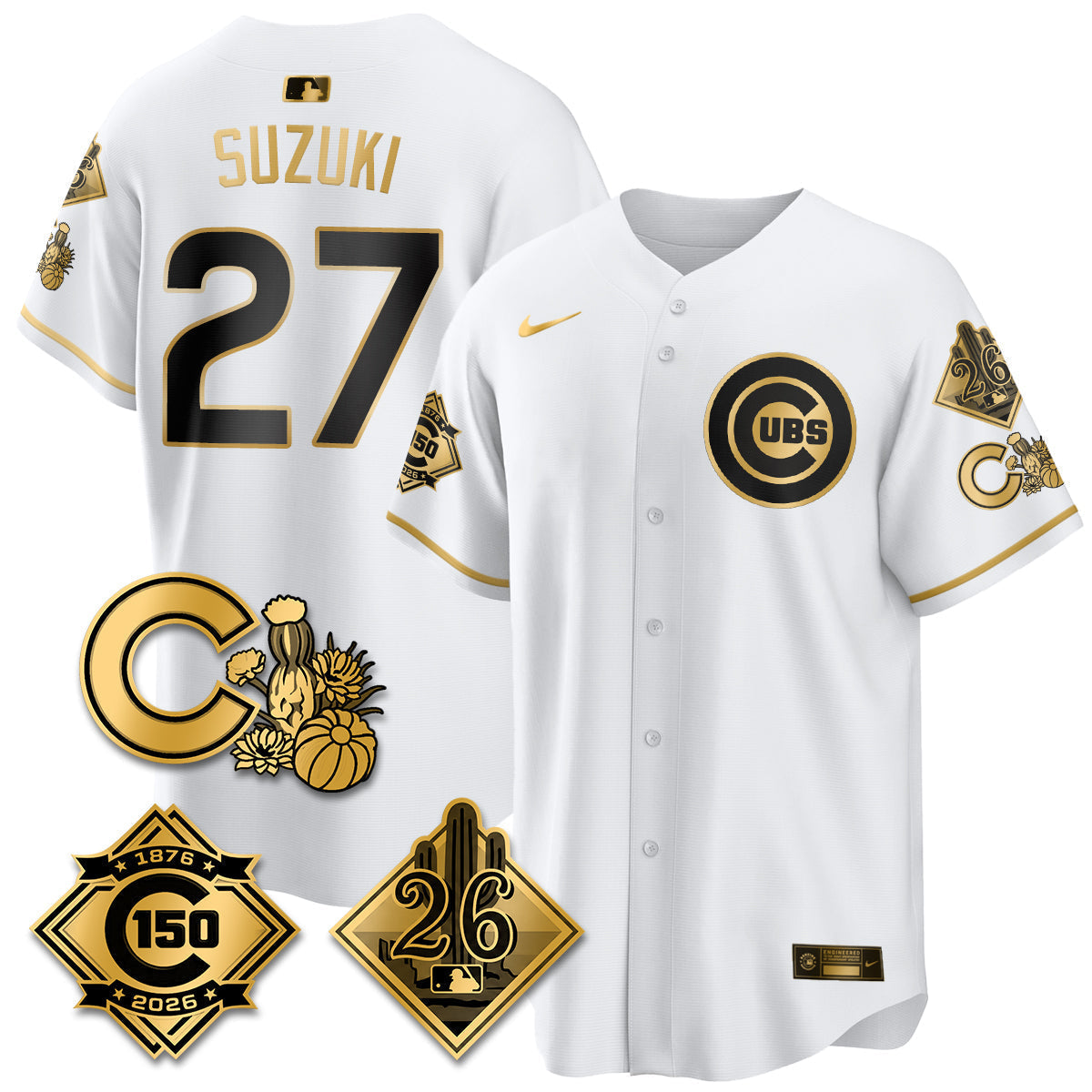CHC 2026 Spring Training Vapor Limited Men Jersey - 150th Anniversary Patch - All Stitched