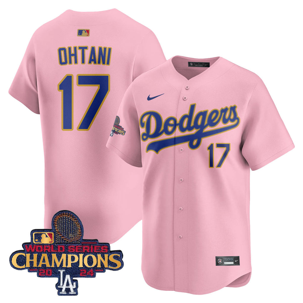 Dodgers 2025 Gold Vapor Premier Limited Jersey - All Stitched