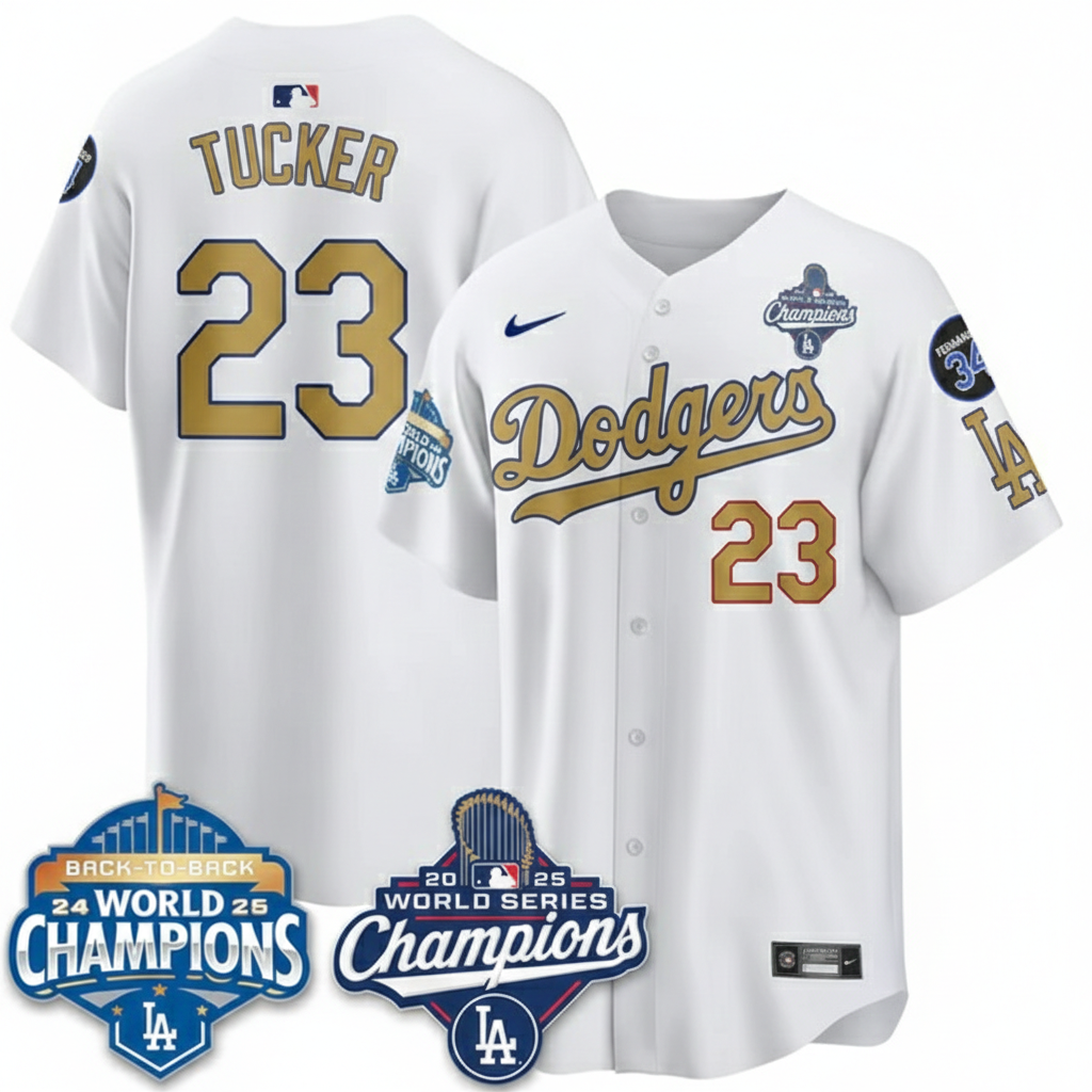 LAD 2025 World Series Champions Men Jersey - All Stitched N2