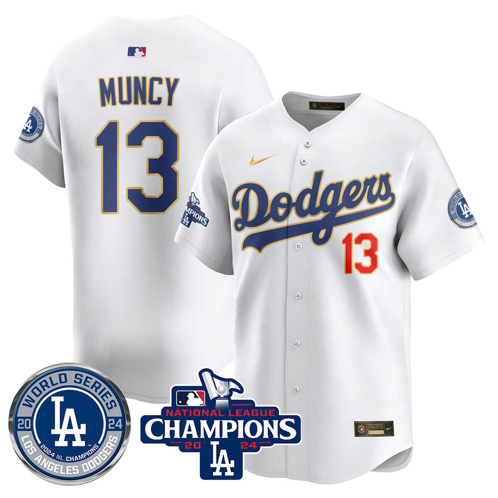 LAD World Series NL Champions Jersey - All Stitched