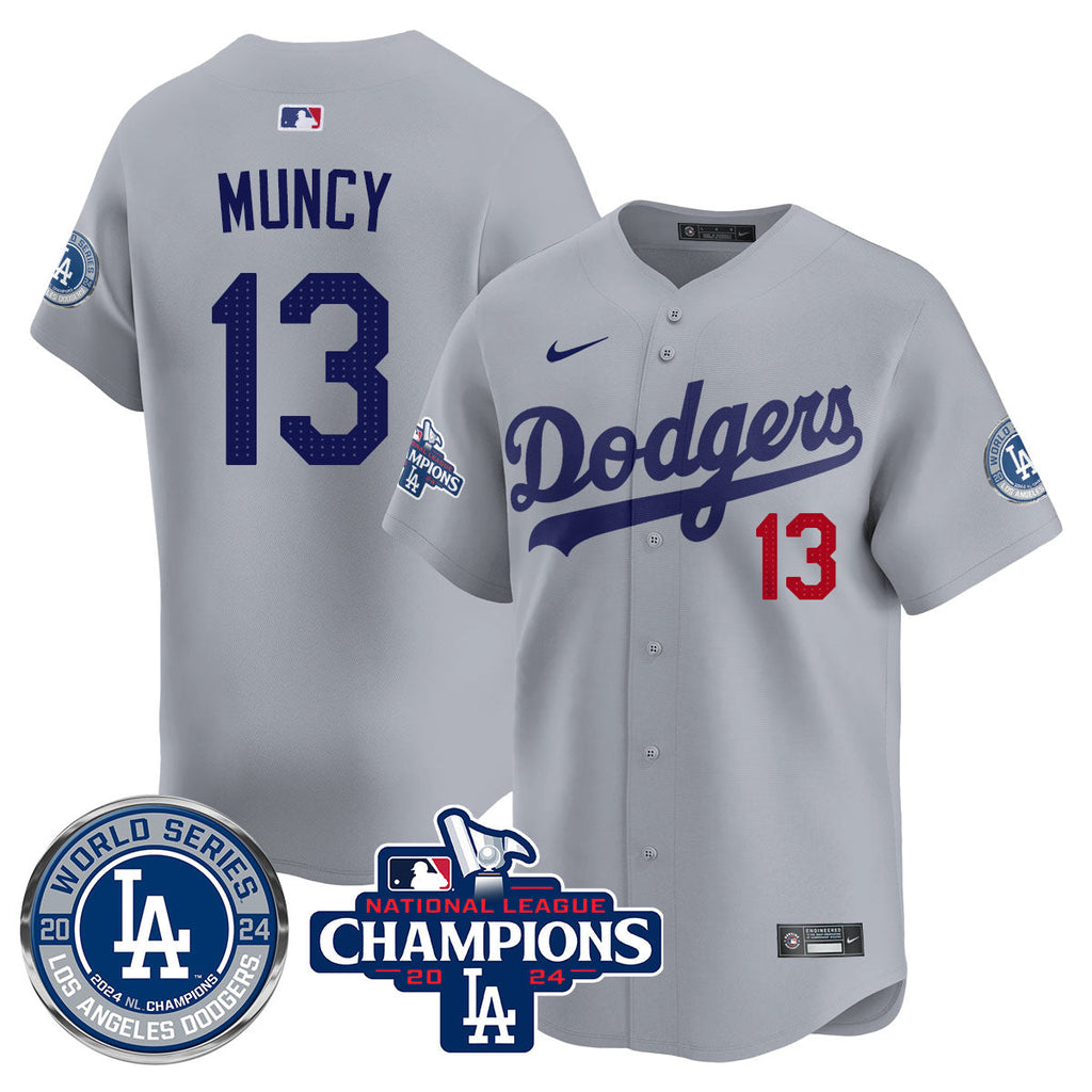 LAD World Series NL Champions Jersey - All Stitched