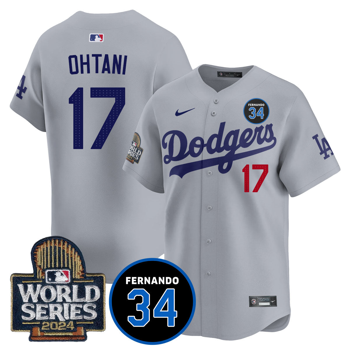 Dodgers Fernando Valenzuela Memorial Jersey - All Stitched