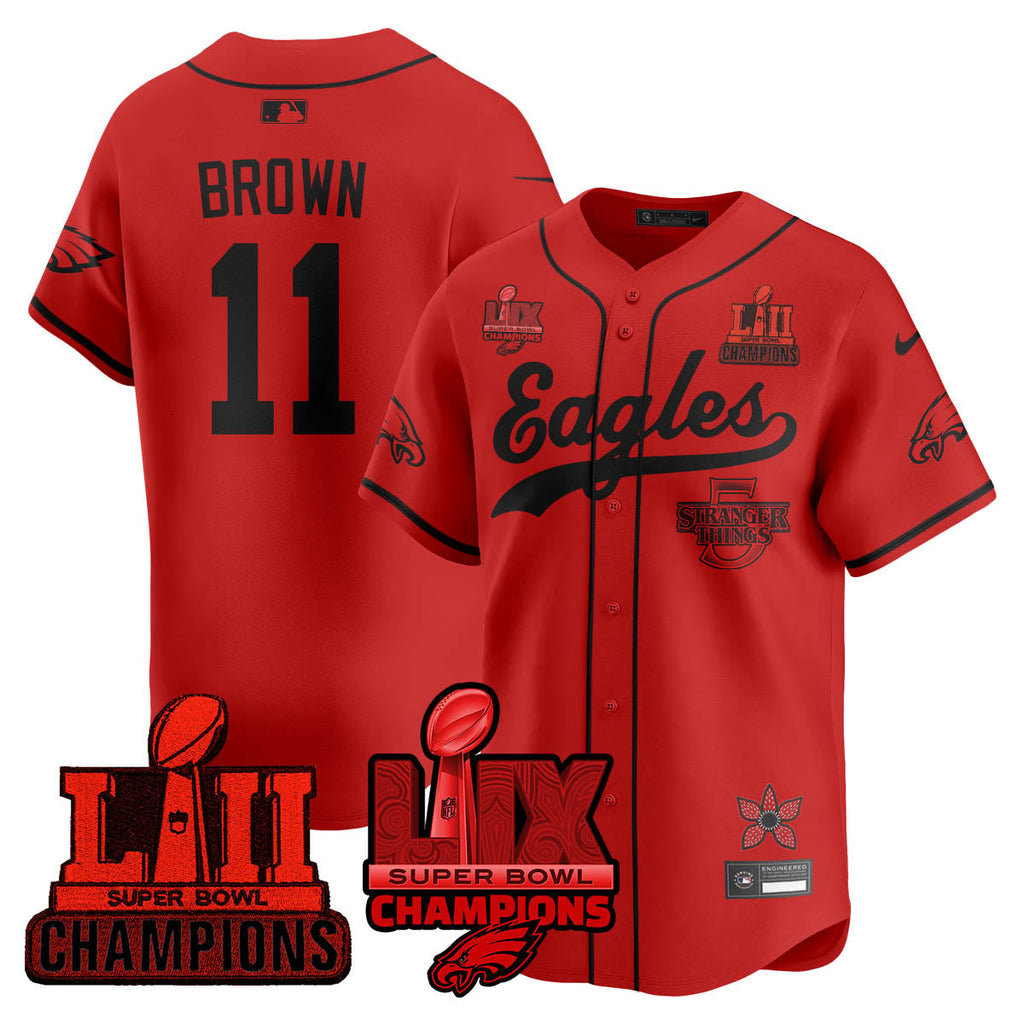 PHI Stranger Things Vapor Limited Baseball Jersey - All Stitched