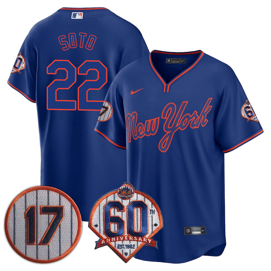 NYM Limited Jersey - 2022 Patch - All Stitched