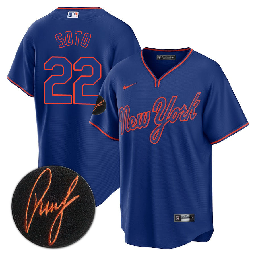 NYM Limited Jersey - 2018 Patch - All Stitched