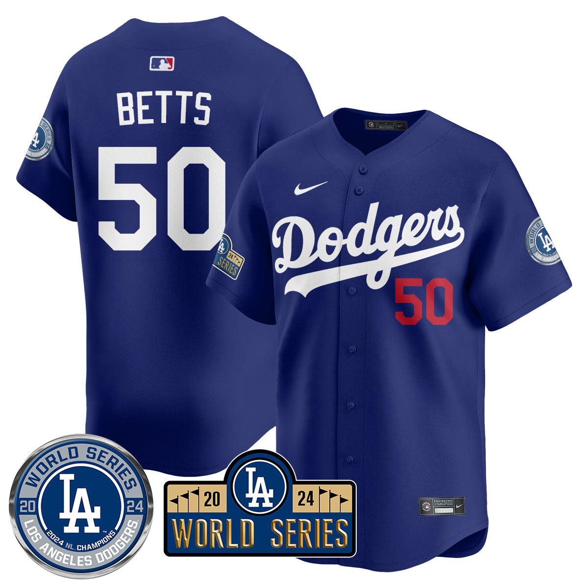 LAD World Series 2024 Jersey - All Stitched