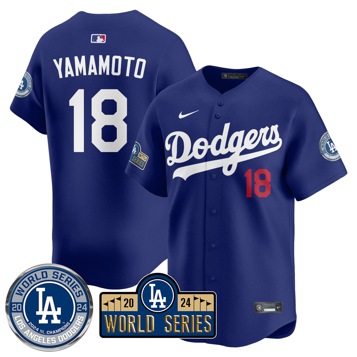 LAD World Series 2024 Jersey - All Stitched