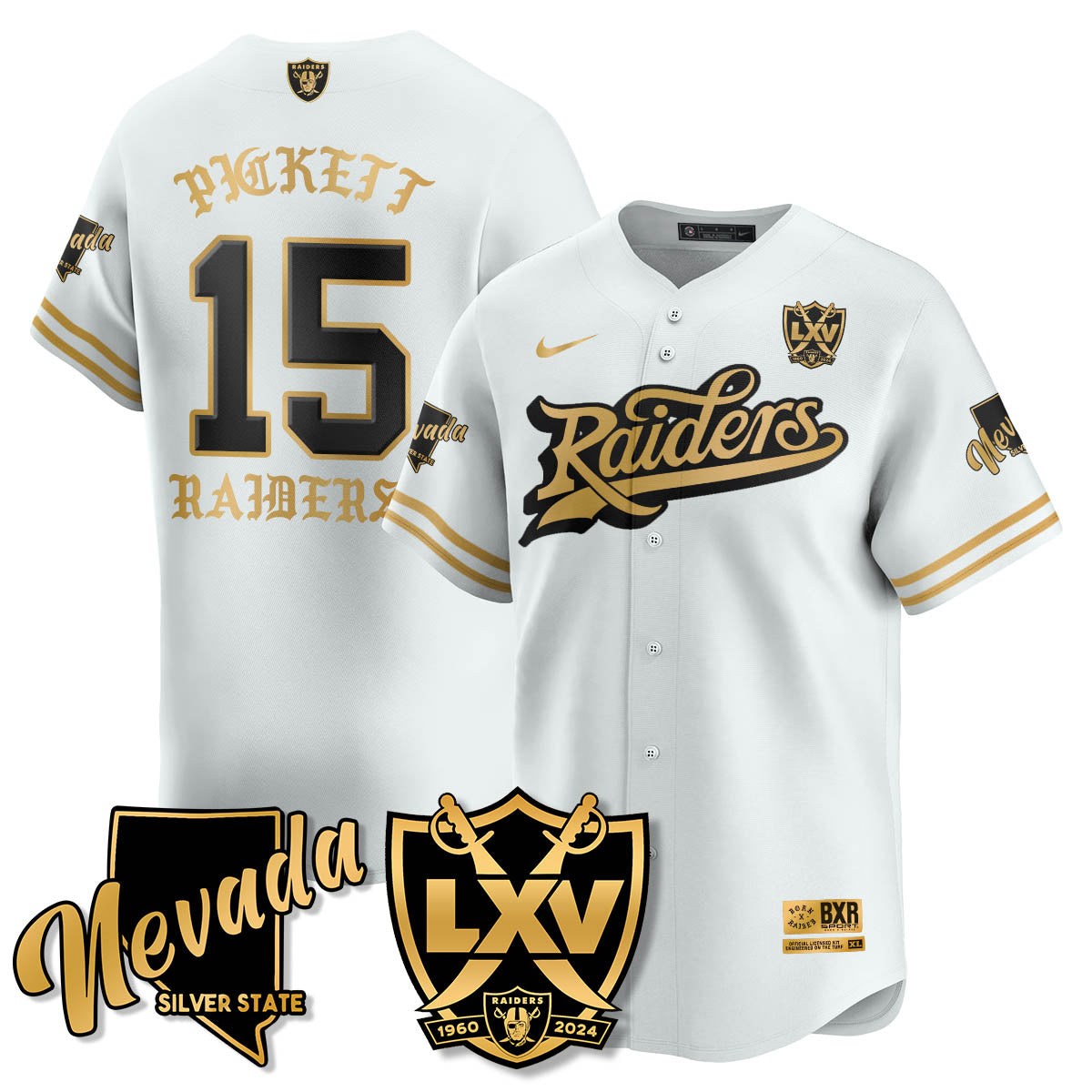 LVR Born x Raised Baseball Jersey - All Stitched