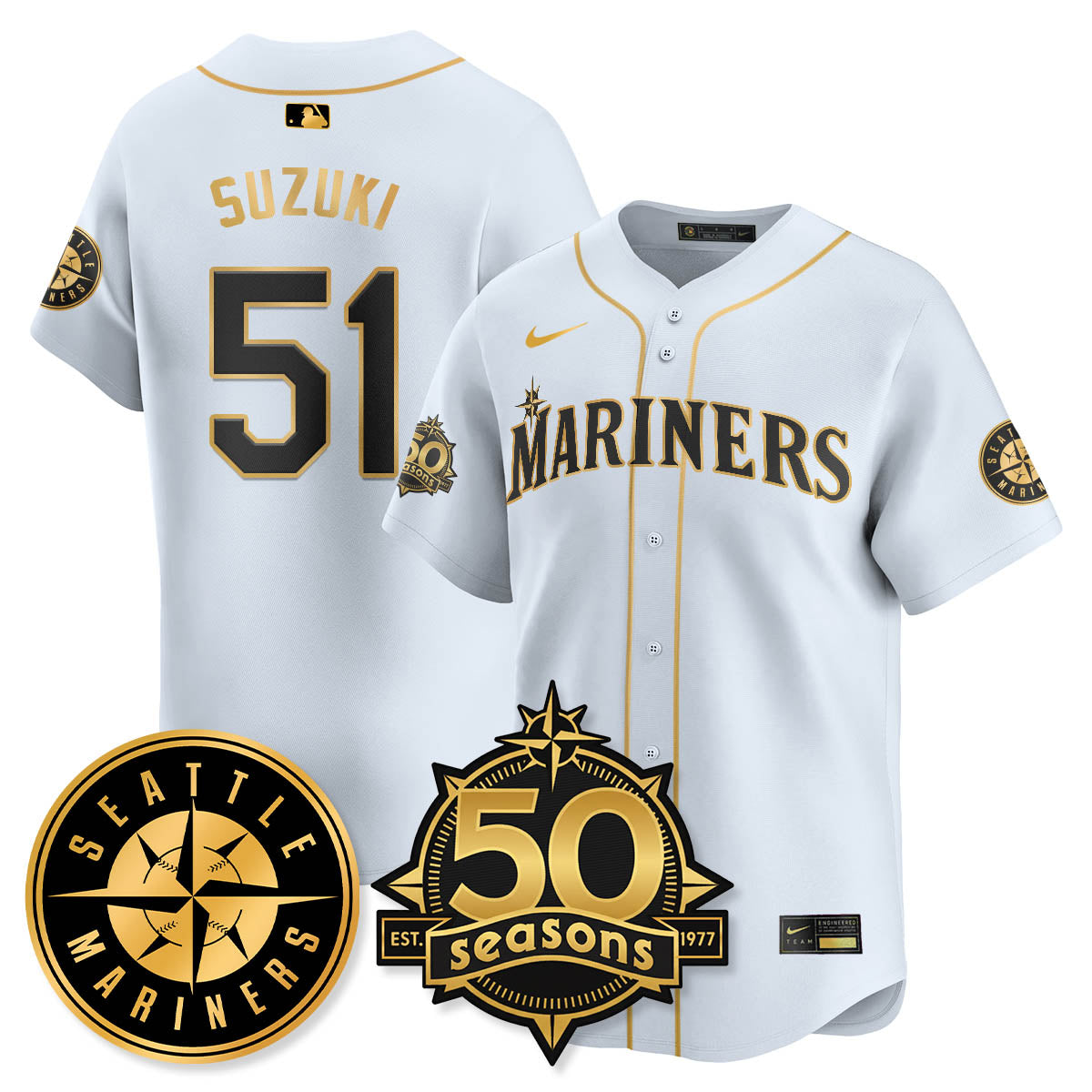 SEA Vapor Premier Limited Jersey - 50th Anniversary - All Stitched