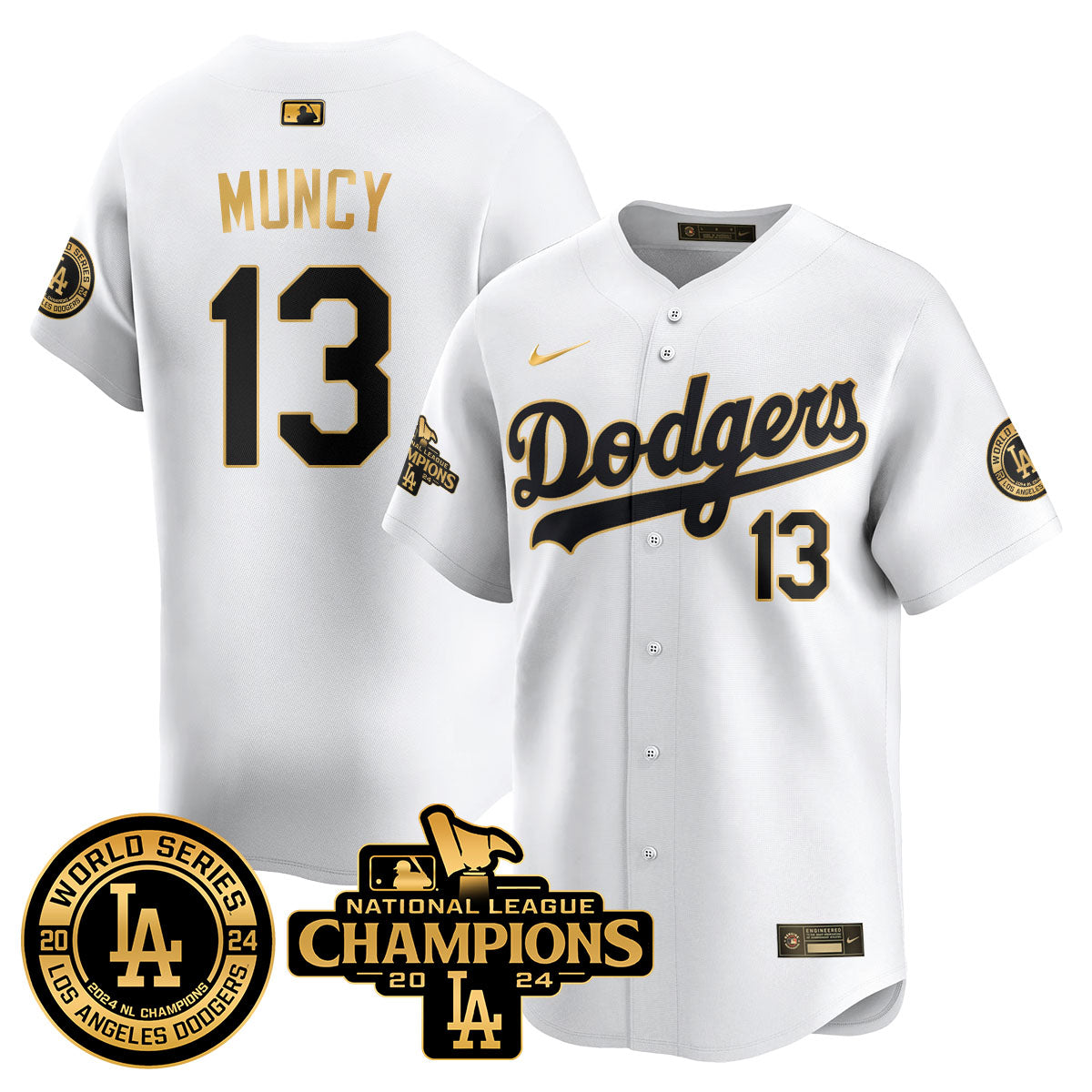 LAD World Series NL Champions Jersey - All Stitched