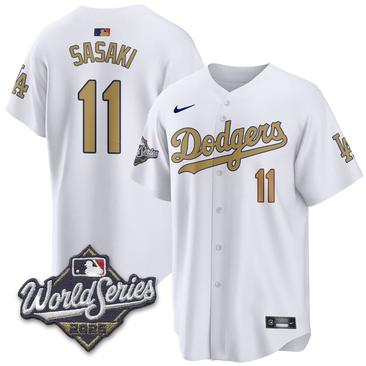 LAD 2025 World Series Jersey - All Stitched