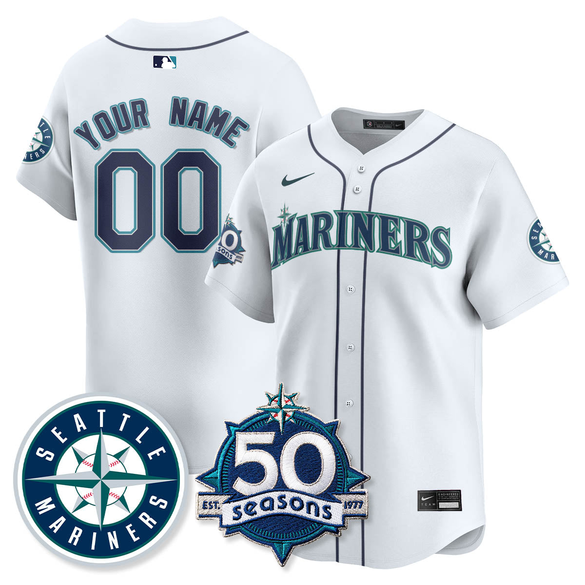 SEA Vapor Premier Limited Jersey - 50th Anniversary - All Stitched