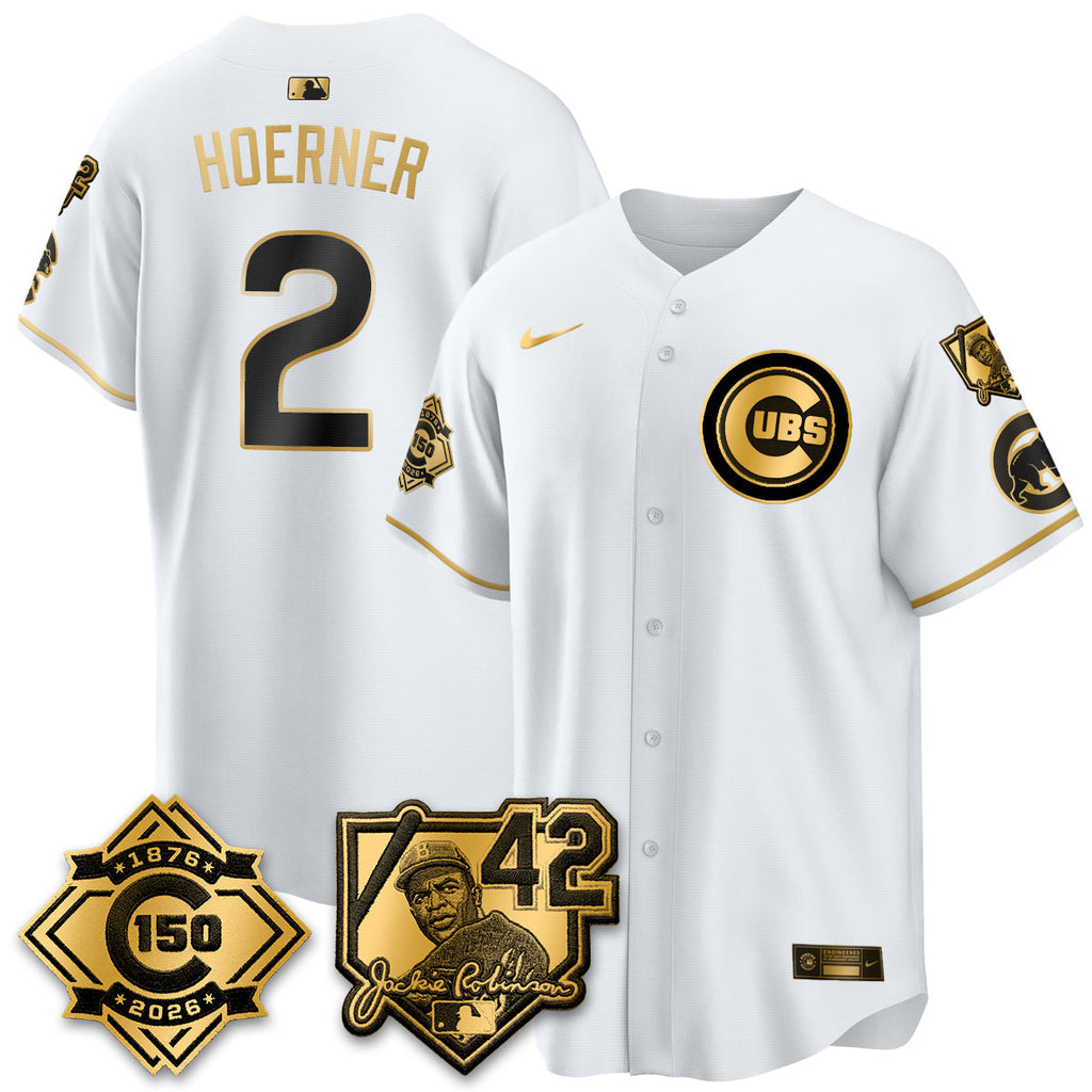CHC 150th Anniversary & Jackie Robinson Day Patch Vapor Premier Limited Jersey - All Stitched