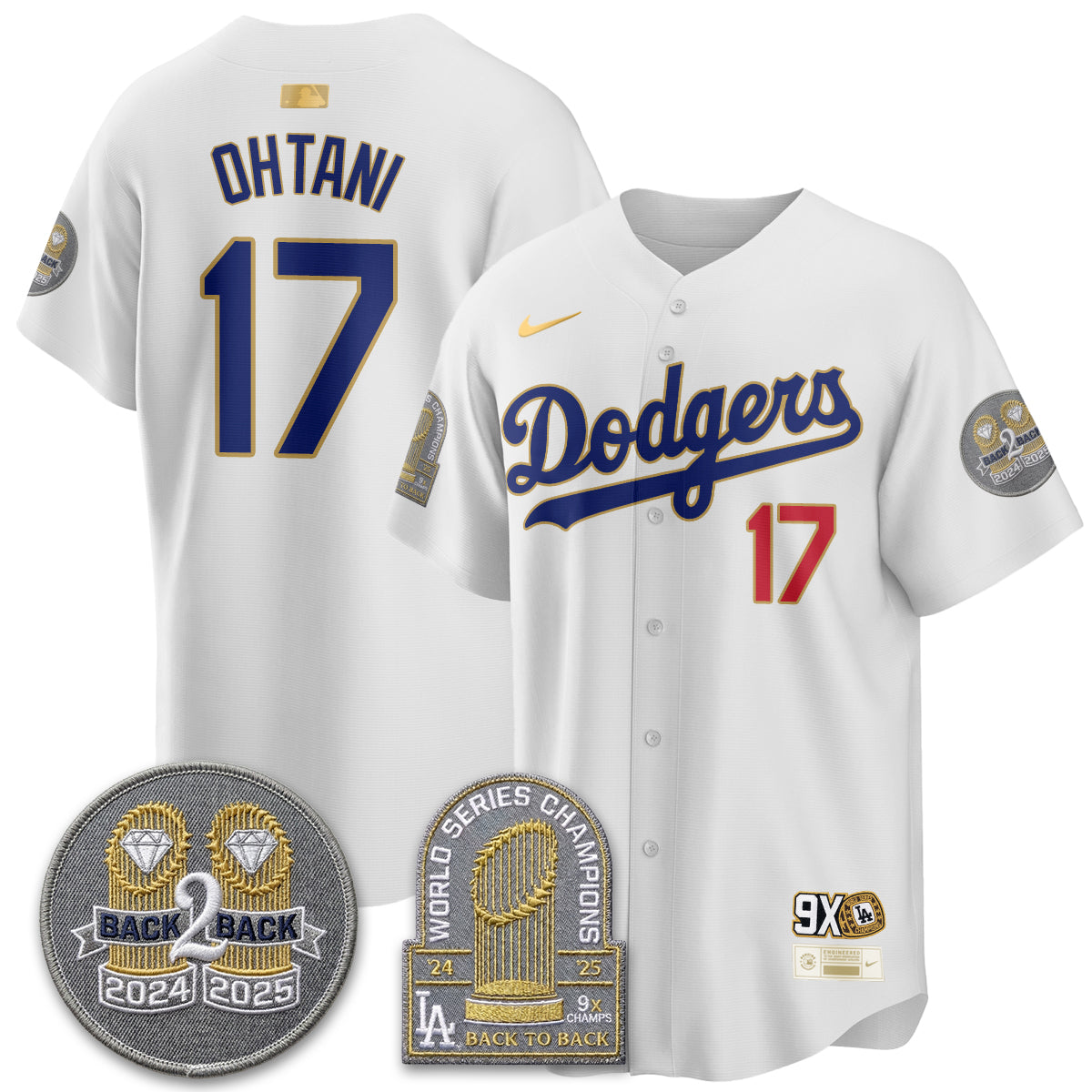 LAD Vapor Limited Jersey - Back to Back Champion - All Stitched