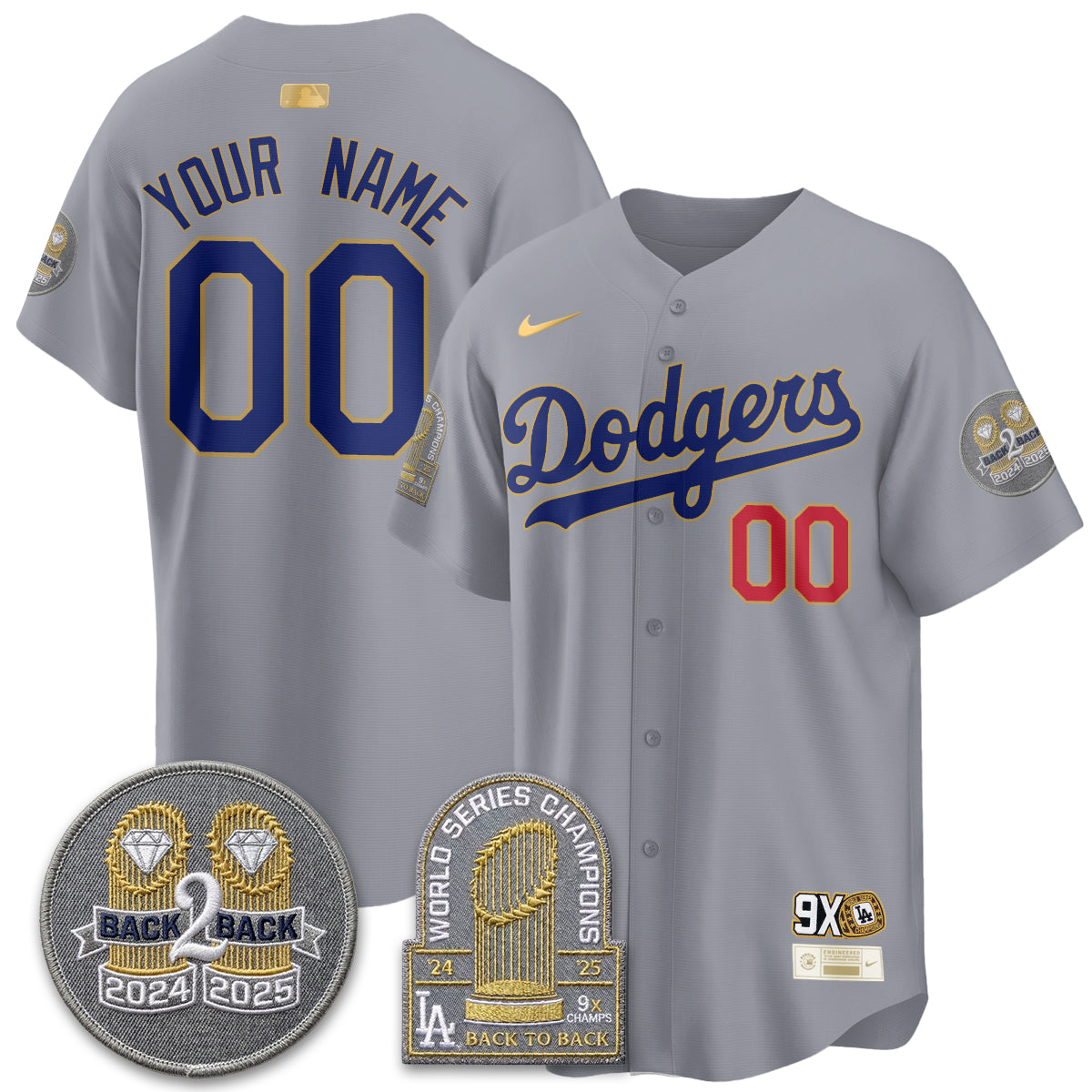 LAD Vapor Limited Jersey - Back to Back Champion - All Stitched
