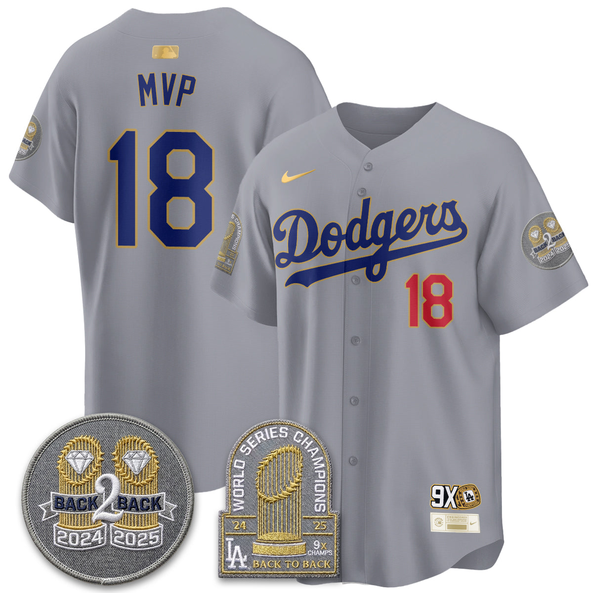 LAD Vapor Limited Men Jersey - Back to Back Champion - All Stitched