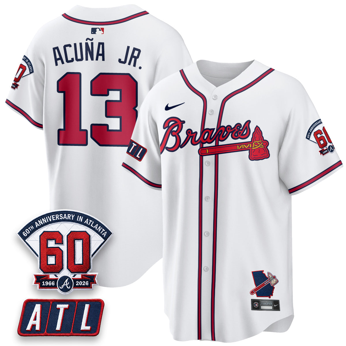 ATL 2026 60th Anniversary Vapor Limited Jersey - All Stitched
