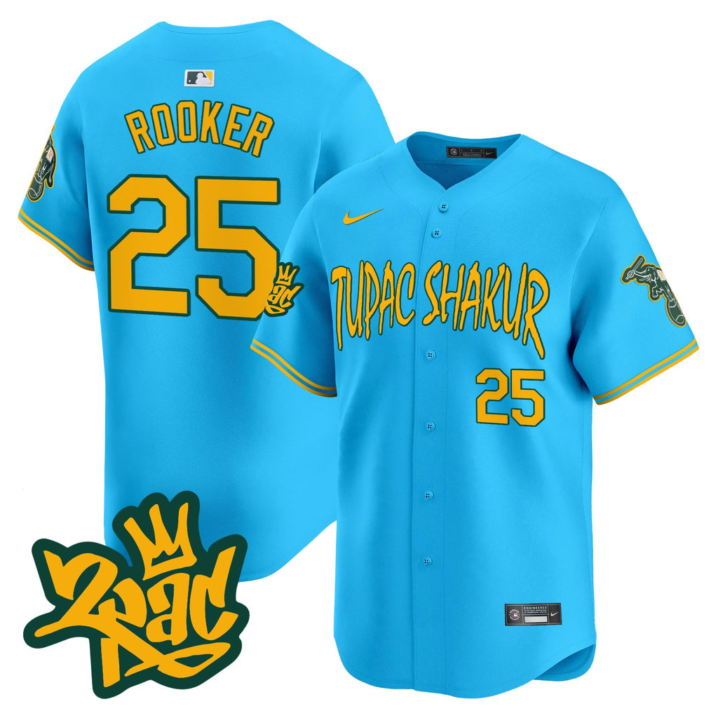 OAK Tupac Shakur Vapor Premier Limited Jersey - All Stitched