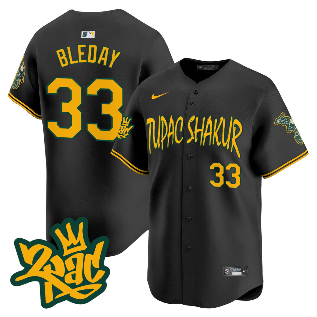 OAK Tupac Shakur Vapor Premier Limited Jersey - All Stitched