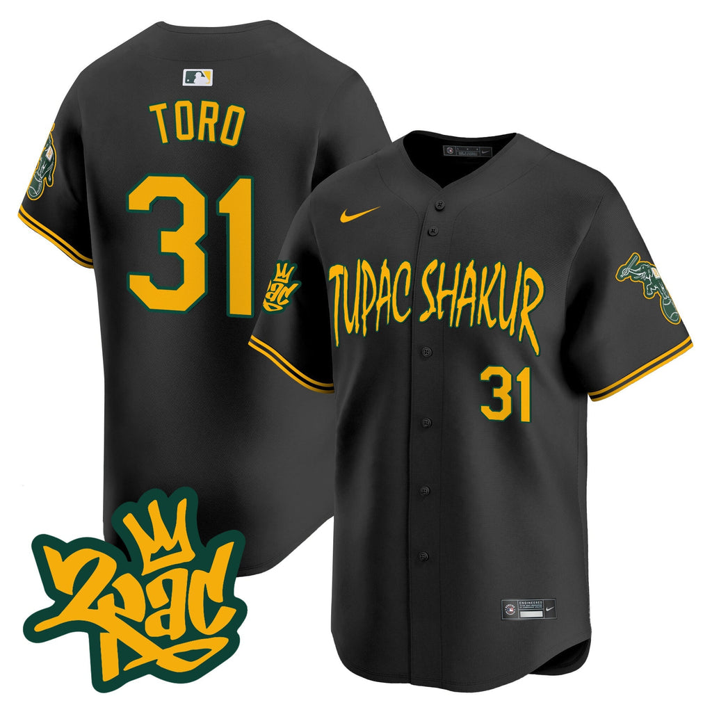 OAK Tupac Shakur Vapor Premier Limited Jersey - All Stitched